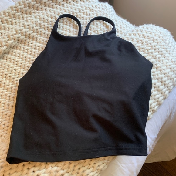 Old Navy Tops - Old Navy active wear black cropped tank top